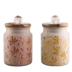 Derien Frost Glass Jar