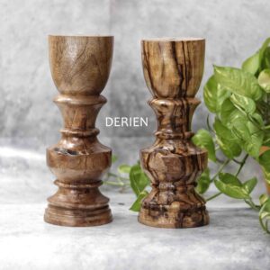12 Inch Natural textured Votive/ Pillar Candle Holders for Table Decoration